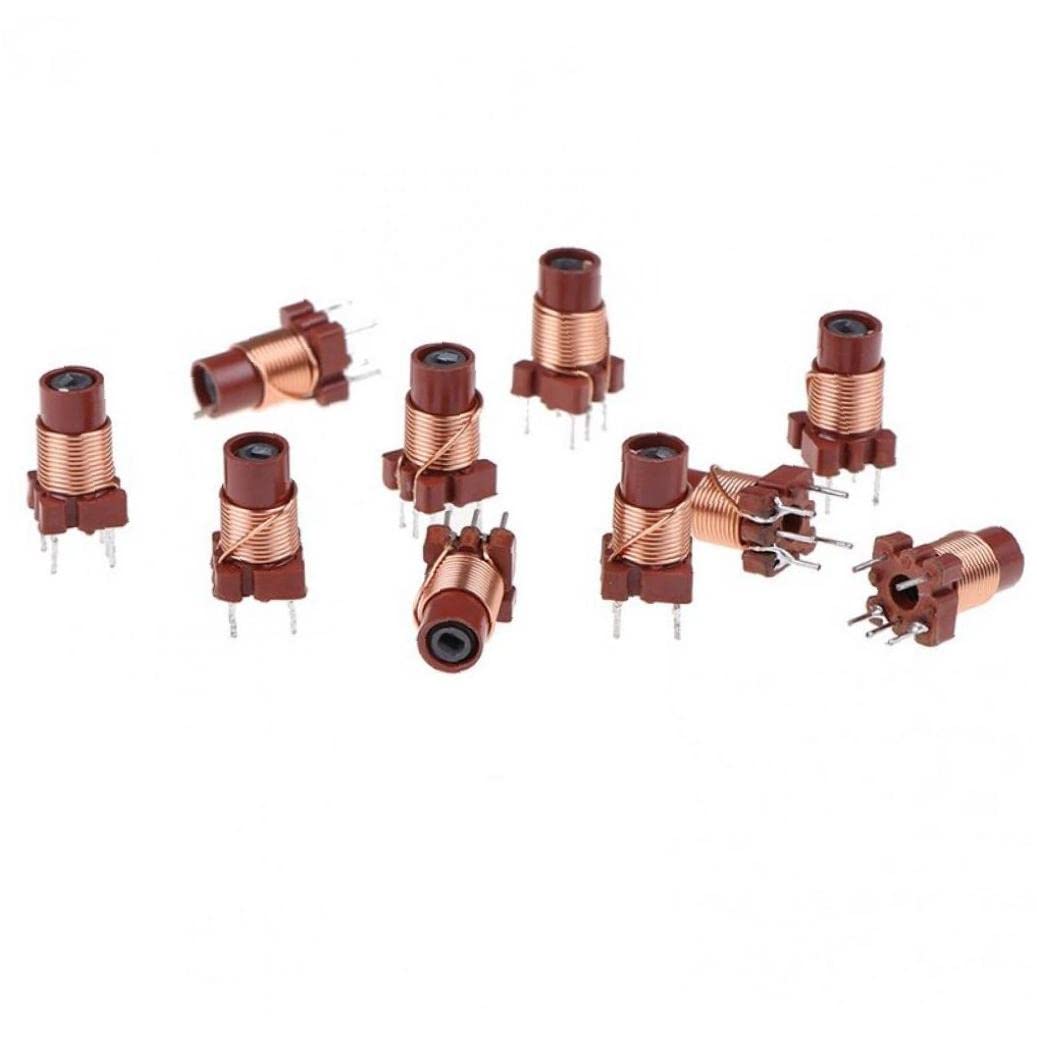 10pcs 12t 0,6uh-1.7uh Einstellbare Hochfrequenzferrit-Kern-induktor
