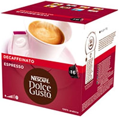 Nescafe Dolce Gusto Espresso Decaf - Pack of 3, Total 48 Capsules