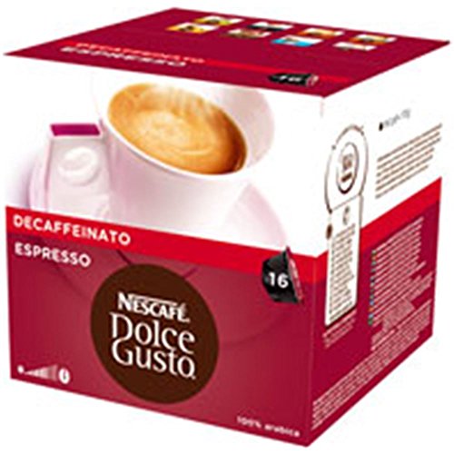 Nescafe Dolce Gusto Espresso Decaf - Pack of 3, Total 48 Capsules