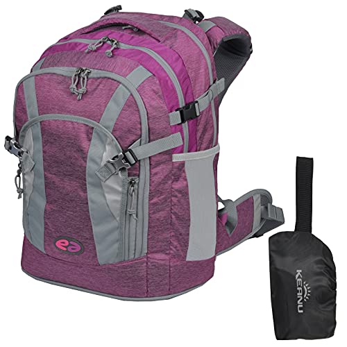 Yzea Schulrucksack wächst mit S-XL einstellbar Schulranzen PRO Take it Easy Ergo Ranzen McNeill inkl. Regenschutz von Keanu AUSWAHL Cover