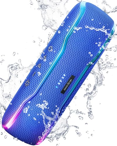 ERKEI SEHN Bluetooth Speaker, IPX7 Waterproof Wireless...