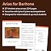 Various Composers Arias for Baritone | G. Schirmer Opera Anthology | Vocal Collection with Piano Accompaniment | Classical Opera Sheet Music for Baritone Voice | Essential Songbook for Performers