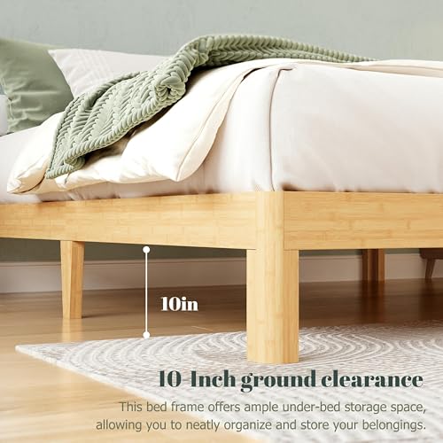 Ziyoo Z-ZB8904-12 Queen Bed Frame 12 Inch Solid Wood Platform Bed thumb #6
