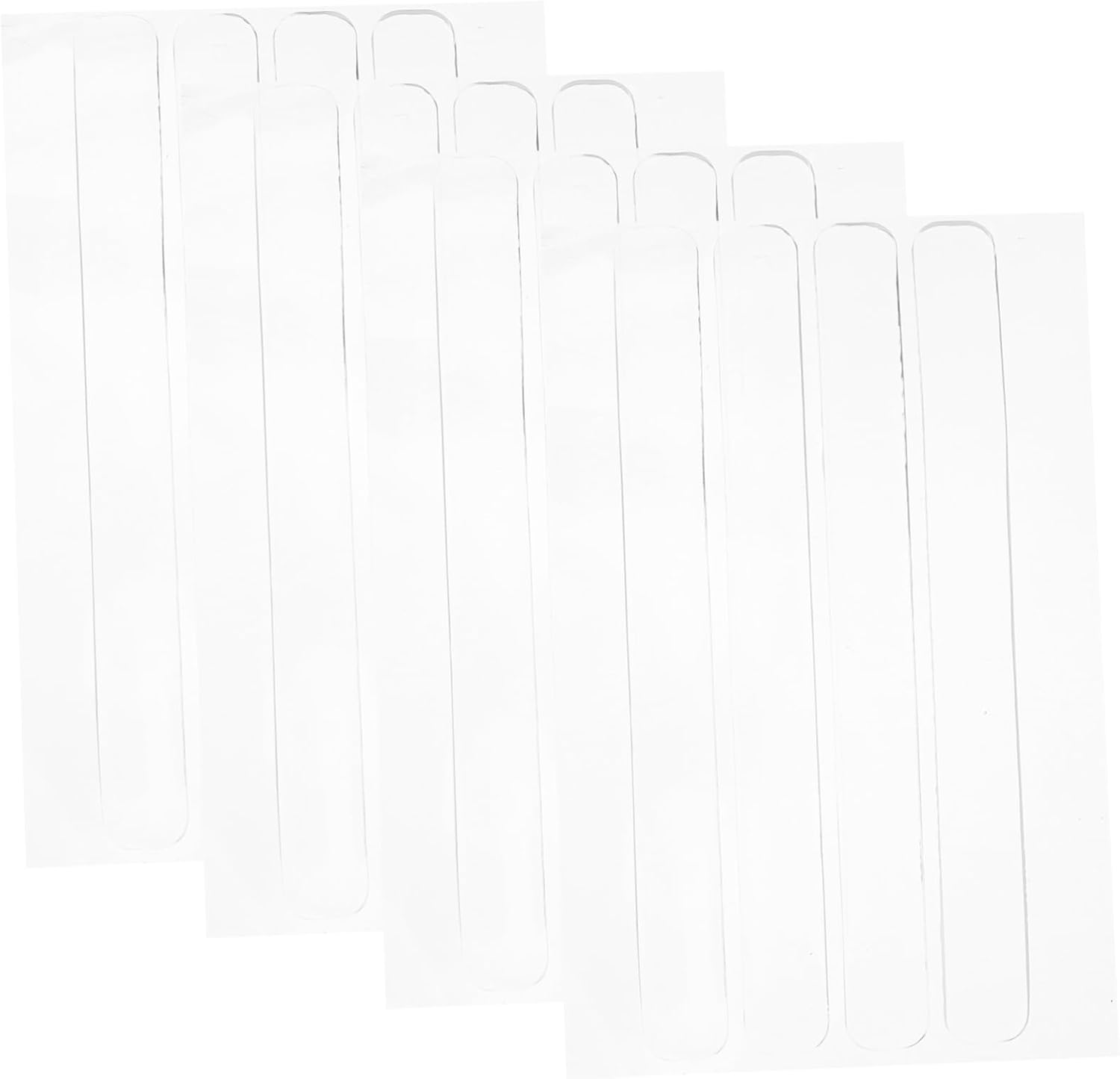 20pcs Invisible Silicone Bumpers Door Silencer Strip for Cabinet Saver Strip Long Furniture Protection