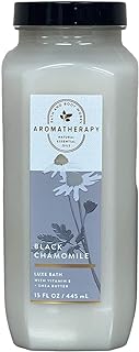 Bath and Body Works Aromatherapy Black Chamomile Luxury Bubble Bath 15 Fl Oz (Black Chamomile)