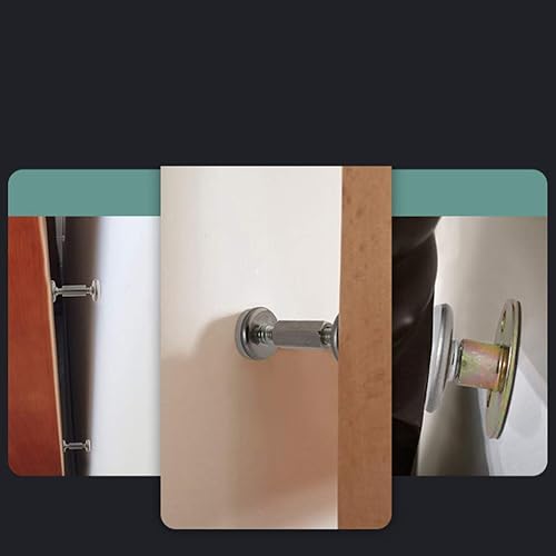 Miniatura 2 de LIFKOME 4 unids estabilizador anticolisión cabecera fijador cama anti sacudidas herramienta cabecera soporte de pared anti temblor cabecera tapón de