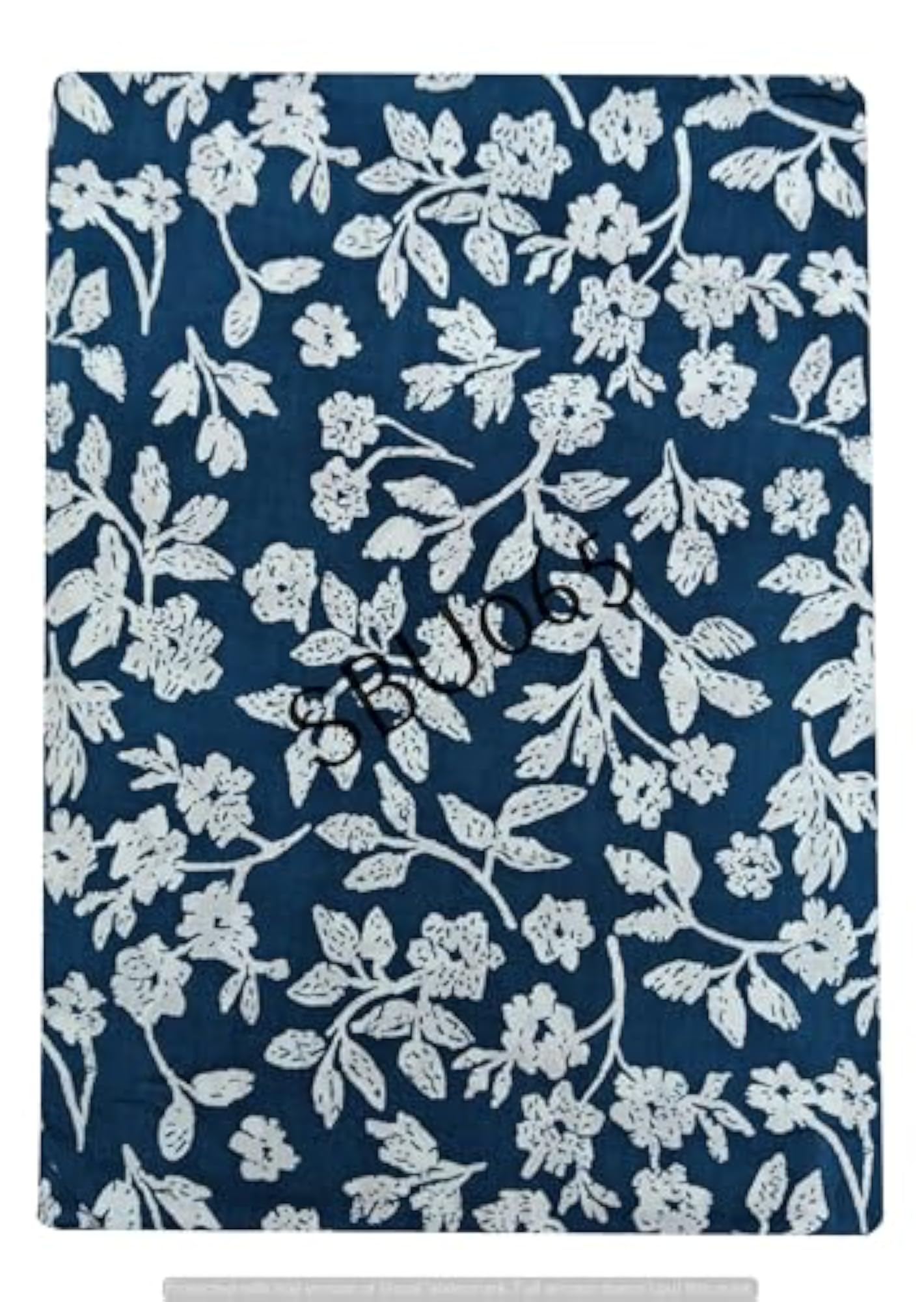 Cotton Traditional Design Hand Block Floral Printed Fabric, 20 Meter