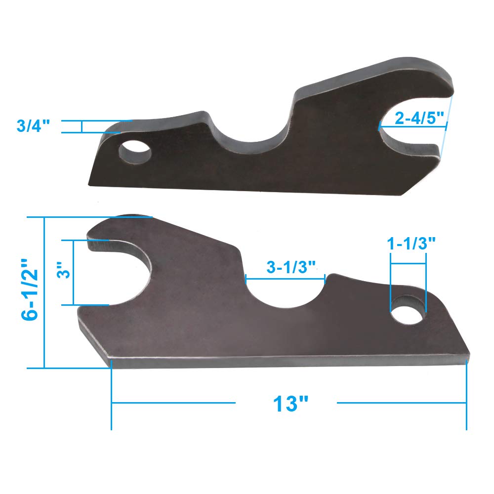 Direct Replacement For Kubota Quick Attach Bucket Ears Attachment Plate