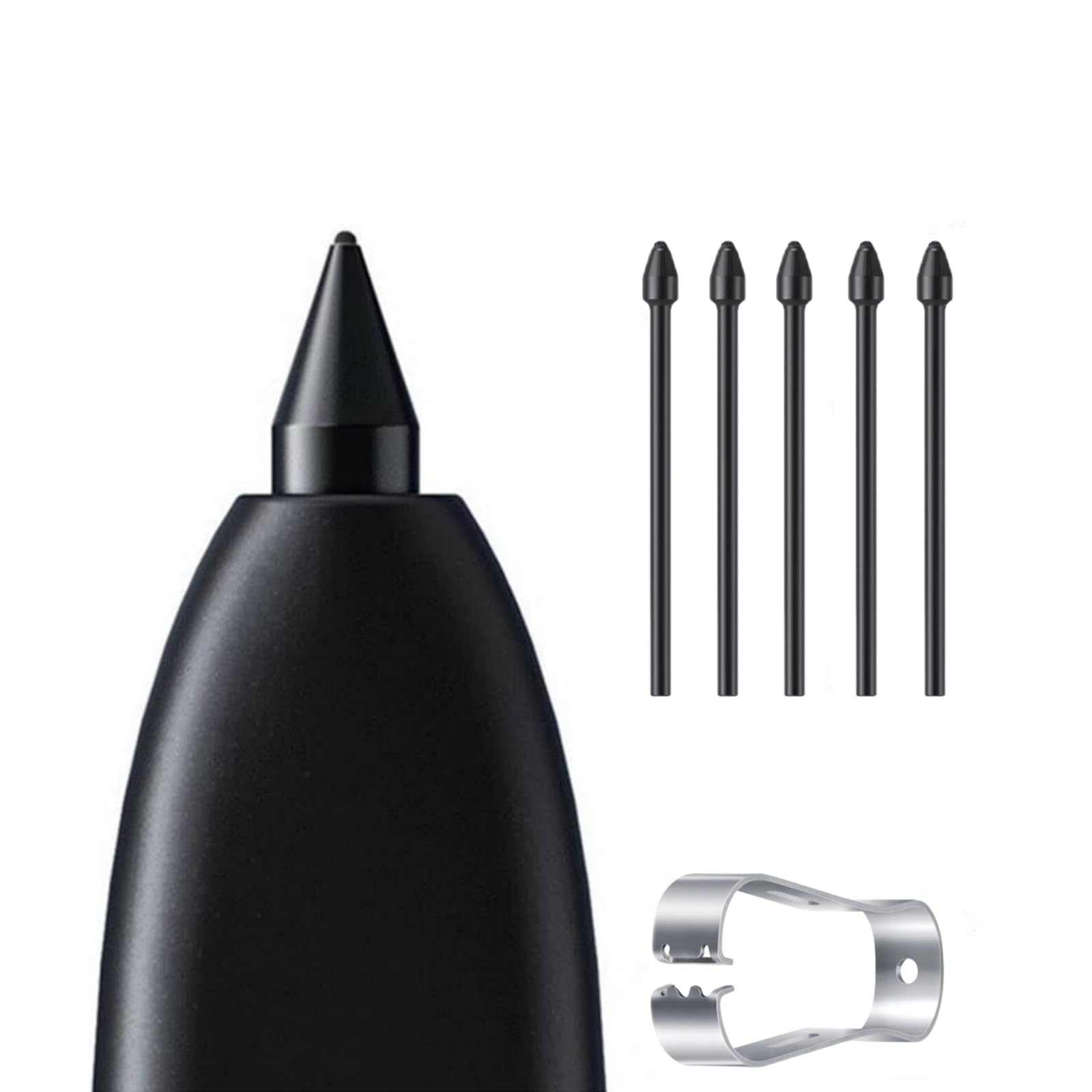 5 PCS Soft Tips/Nibs Compatible with Galaxy Tab S10 Ultra / Plus Replacement Tips/Nibs Soft (S10 Ultra Black*5)-image-13