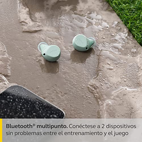 Jabra Elite 7 Active In-Ear Bluetooth, Auriculares Deportivos inalámbricos True Wireless ShakeGrip para un Mejor Ajuste Activo, Color Menta Glacial, 3 tamaños de geles para los oídos