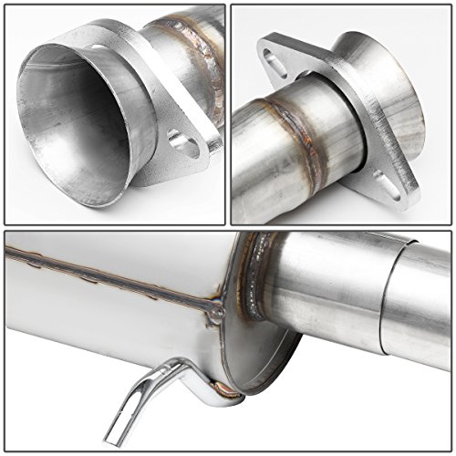 DNA MOTORING CBE-CCOL04-28L Stainless Steel Cat Back Exhaust System [Compatible with 04-12 Chevy Colorado] - Image 4