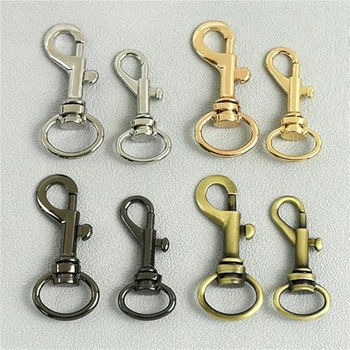 Ganchos giratorios para renovar bolsos de mano y bandoleras hechas a mano 20mm 4