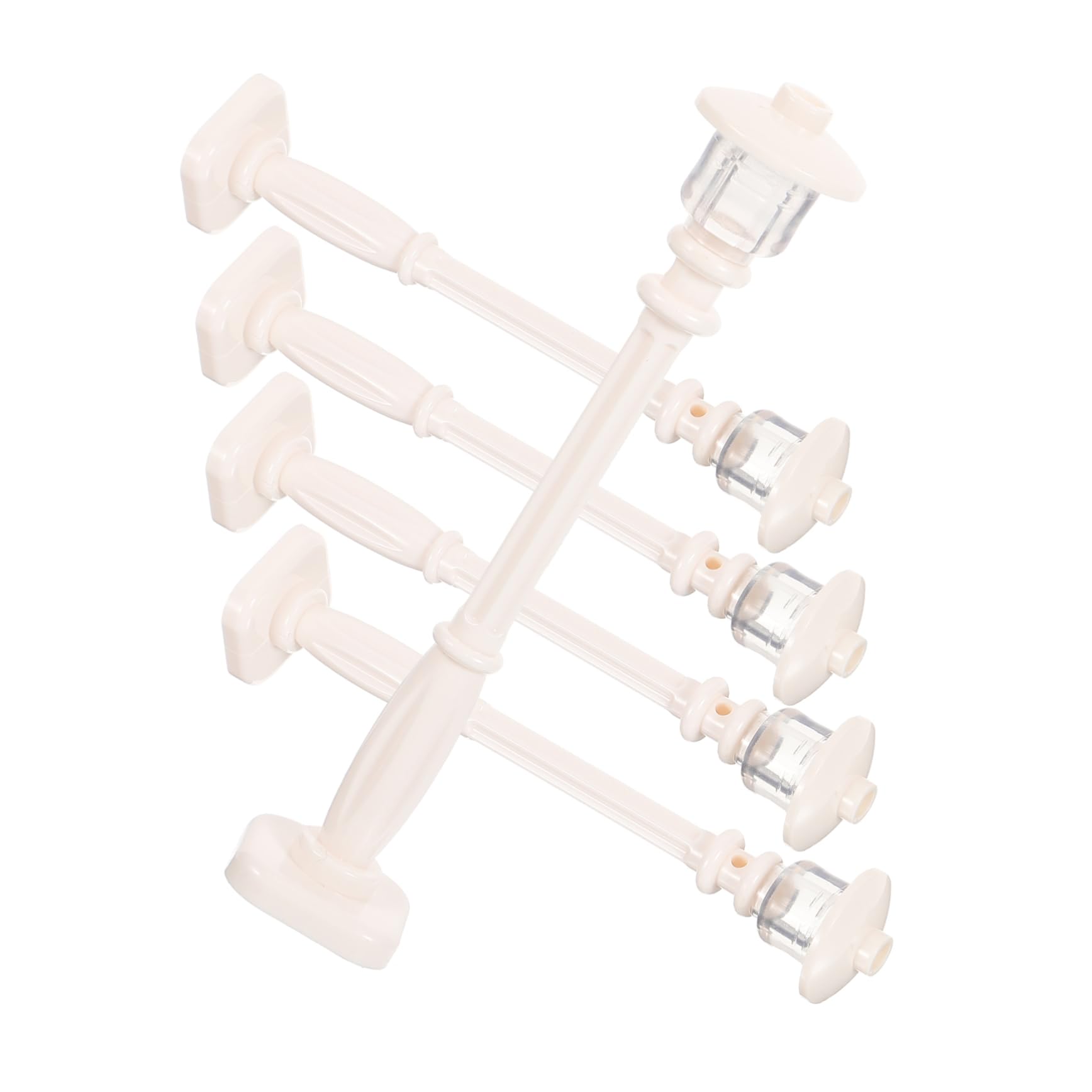 CIMAXIC 5pcs Miniature Road Lanterns Model Street Lights Safe and Durable Plastic Early Learning Toys