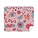Lovers Flower Paint Cleaning Cloth Screen Cleaner 2pcs Suede Fabric