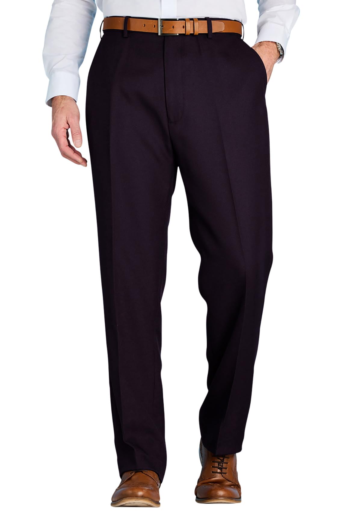 Chums - Men's - Smart Casual Formal Trousers - 46XL - Black