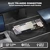RK ROYAL KLUDGE F99 Wireless Mechanical Keyboard with Numper Pad, Tri-Mode Hot Swappable 95%100 Keys Gaming Keyboard BT/2.4G/USB-C, Pro Software, 5000mAh Battery, Customed Linear Creamy Switches