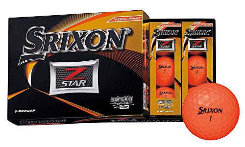 DUNLOP(ダンロップ) ゴルフボール SRIXON Z-STAR ゴルフボール 2019年モデル 1ダース(12個入り) プレミアムパッションオレンジ