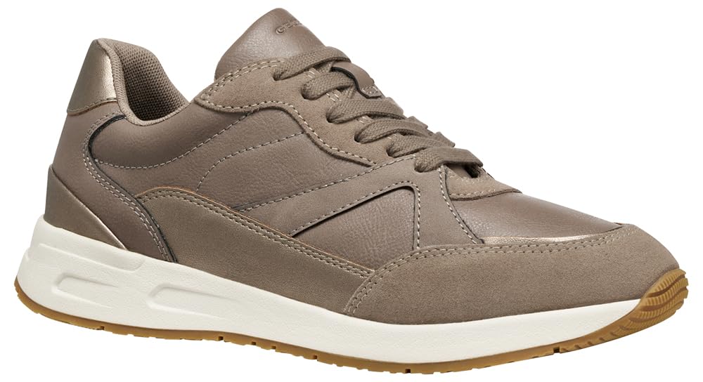 Geox Women's D BULMYA Trainers, Beige, 39 EU, Beige, 6 UK