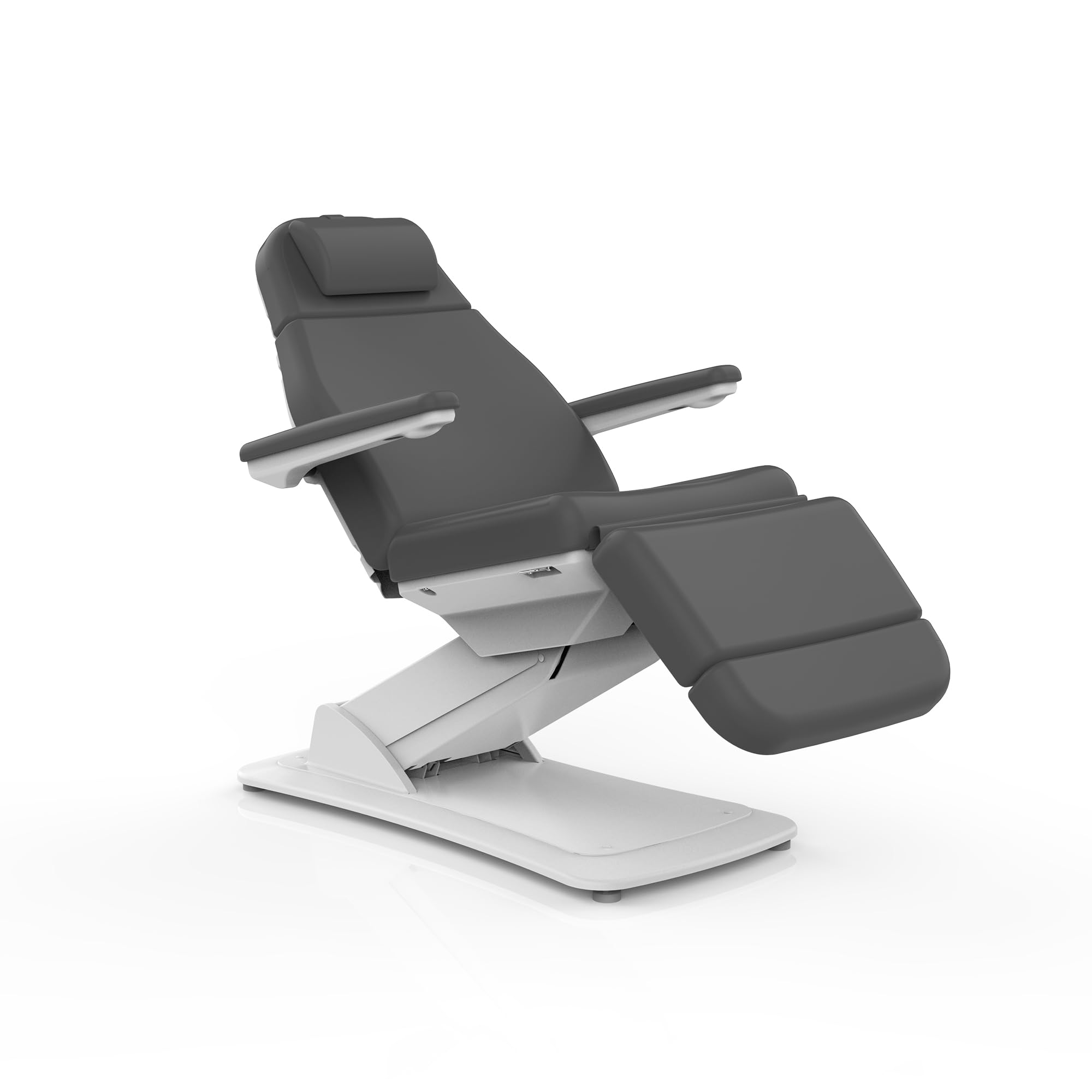 Spa Luxe - Electric Insight Chair, 4 Motors Med Spa Chair with Remote Control, 2-Year Warranty, Ideal for Dermatology, Podiatry, Spa, Facial and Aesthetician Services - Gray