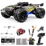 DEERC Fast RC Cars, 42KM/H, 1/18 Scale Off Road RC Truck, 2 LiPo Batteries