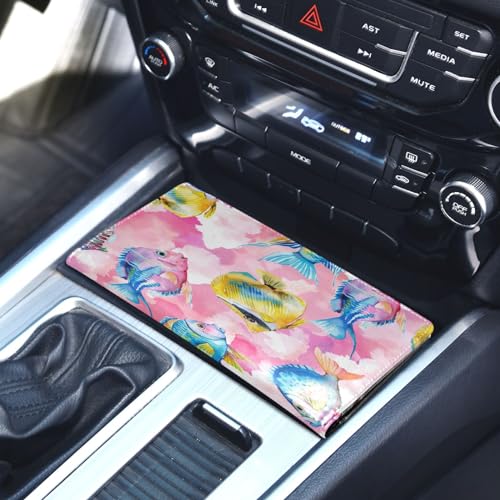 Organizador para auto de cuero miniatura 5