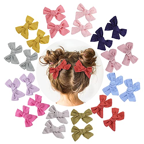 Lot de 24 pinces à cheveux pour bébé - Motif exquis - Accessoire pour cheveux pour petites filles et enfants Cover