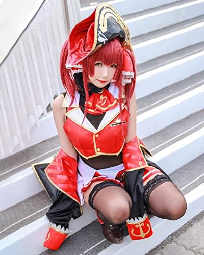 [milky time] ホロライブ 宝鐘マリン コスプレ 衣装 VTuber バーチャル 船長 ほうしょう まりん 詳細画像2