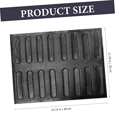 Depila Bread Bakeware Kitchen Tray Oblong Pans Hot Oven Non-Stick Shape Use Pan Perforated Mat Sandwich Forms Cooking Dog Toast Mold Food Hoagie Holes Loaf Breathable Molds Daily Liners Bread Pan (Co #TOP5
