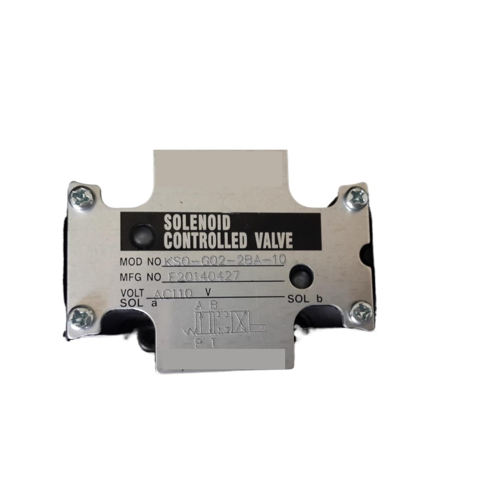 Vanne hydraulique KSO-G02-2BA-10 électrovanne de contrôle directionnel