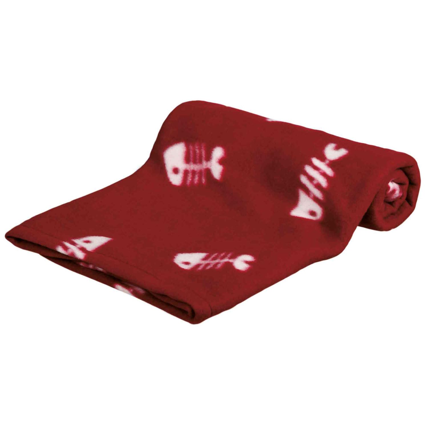 TRIXIE Manta para Perros Mascotas - Manta Sofa Suave Manta para Mascotas Perros Gatos Cálida Protección Manta Beany 100x70 cm Burdeos
