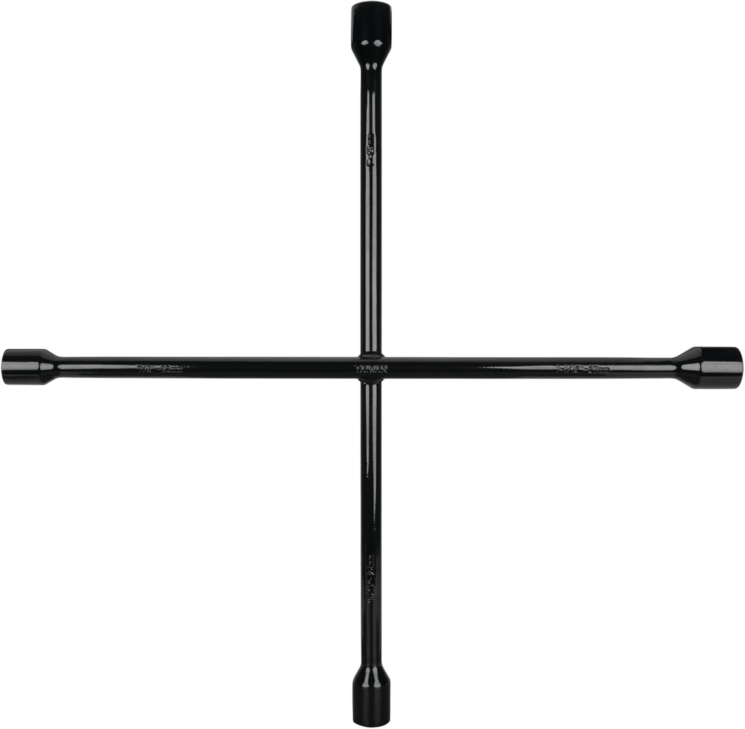 Performance Tool W11 Black 25-Inch Truck SAE/Metric 4-Way Cross Lug Wrench
