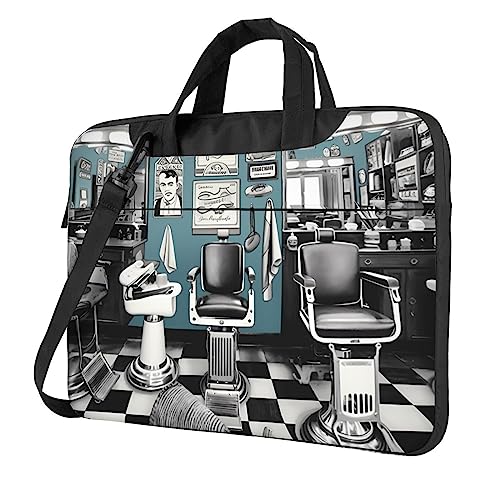 Sacoche pour ordinateur portable imprimé barbier pour ranger toutes vos affaires
