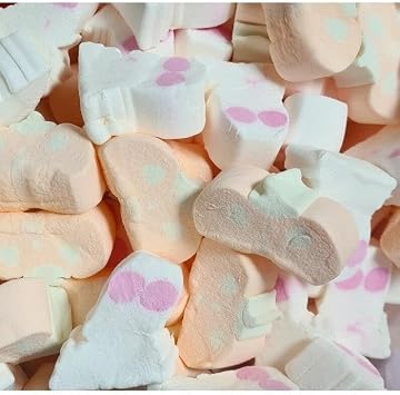 Pumpkin & Ghost Marshmallows 1kg Bulk Bag