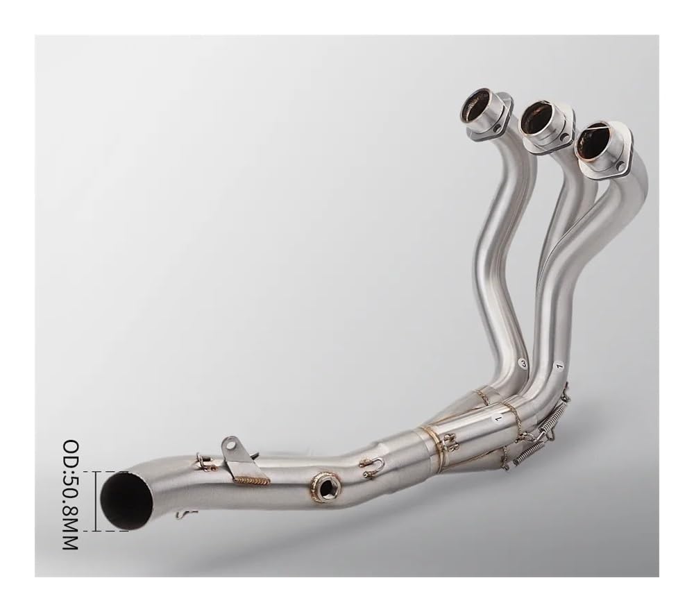 Motorradauspuffschalldämpferrohre Motorrad-Auspuffanlage, Komplett, Schalldämpfer, Passend Für MT09, FZ09, Für XSR900, MT-09, FZ-09 (2014–2020), Ersatzteile