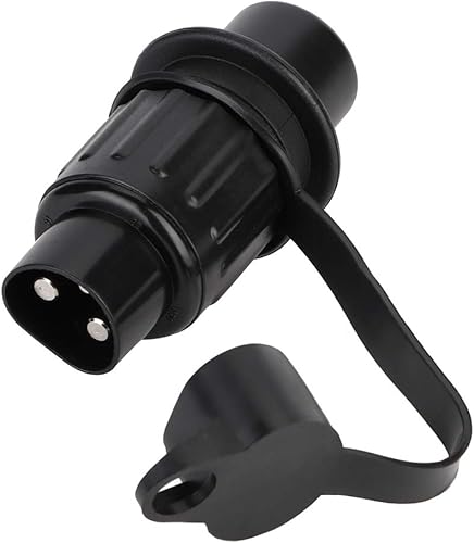 Conector del remolque de 3 pines, enchufe plástico del adaptador del cableado para las luces del remolque