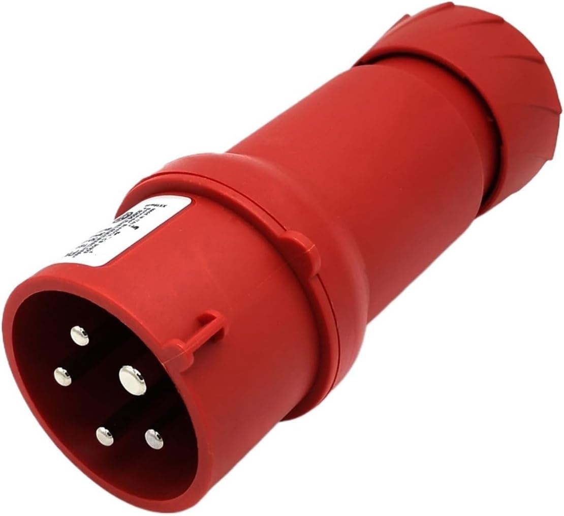 PKY16M435 five-core 16A mobile straight industrial socket 380-415V connector 3P+N+E(Mobile socket PKY16M435)