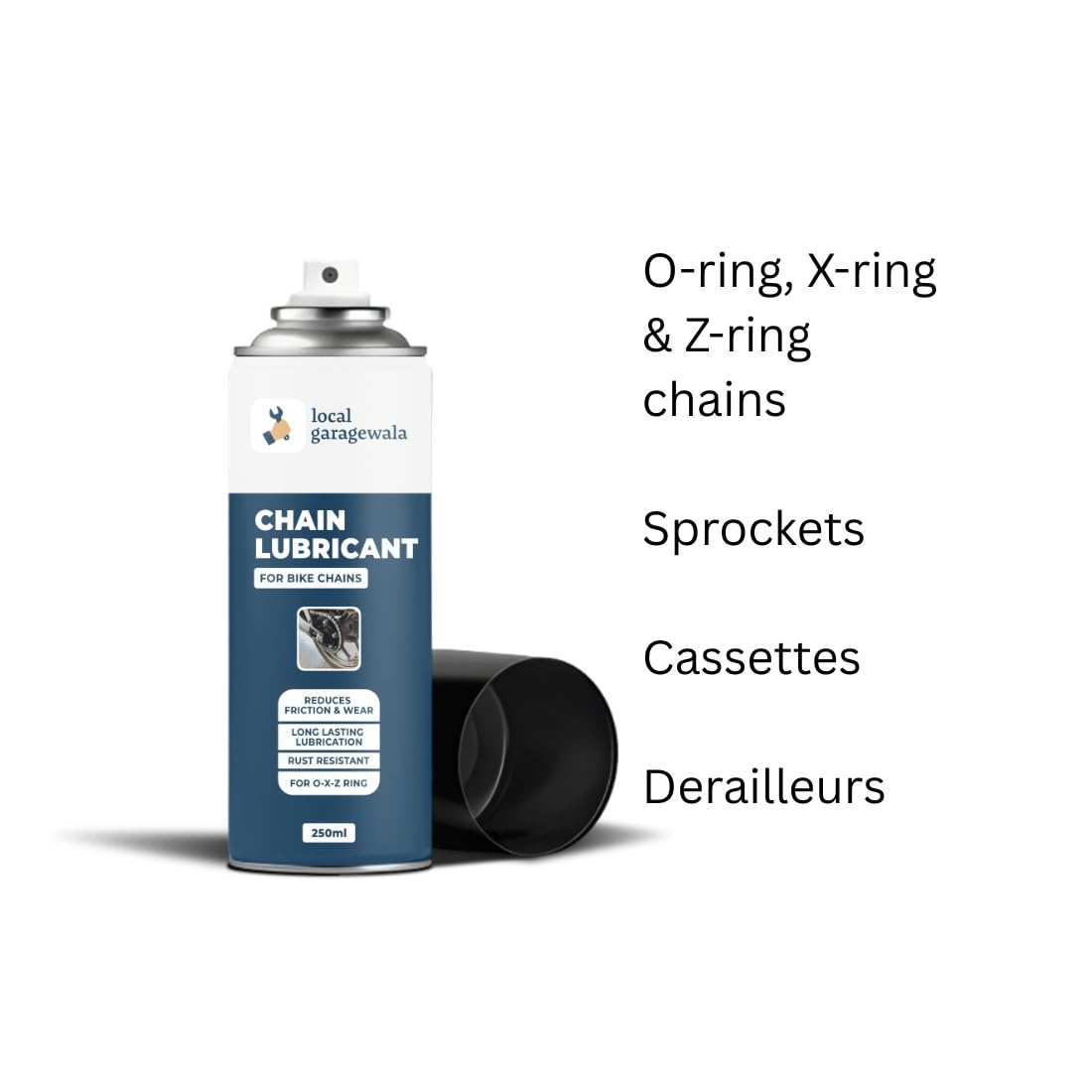 Local Garagewala Chain Lubricant for Bikes 250mL 3