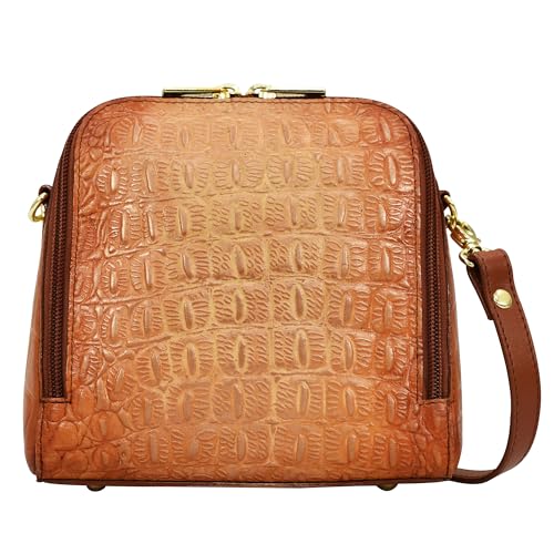 Sac bandoulière de voyage contre le désordre : organiseur cuir zippé femmes