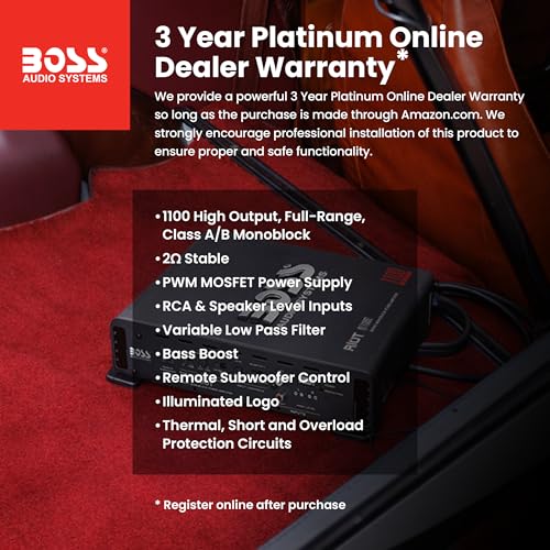BOSS R1100M Monoblock 1100W