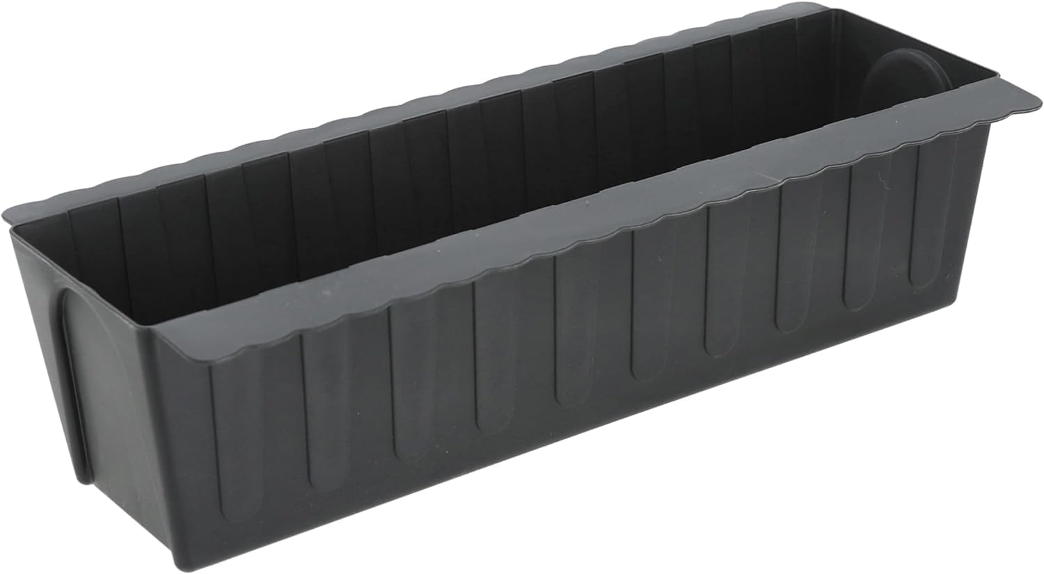 MC-Trend Paletten Blumenkästen - Pflanzkasten für Europalette - Balkonkasten Blumentopf aus Kunststoff Design Welle (24 Stück)