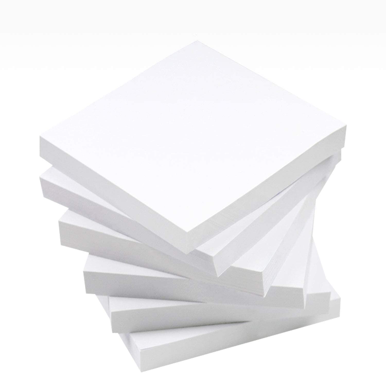 Office Refill Block for Noteholder Cube Approx. 800 Sheets of Paper 8.5 x 8.5cm White Paper Organiser Notes (2)