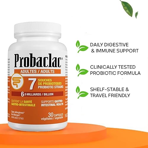 Miniatura 3 de Probióticos para adultos Salud intestinal diaria y apoyo inmunológico, alivia la hinchazón y apoya el equilibrio digestivo 60 cápsulas estables,