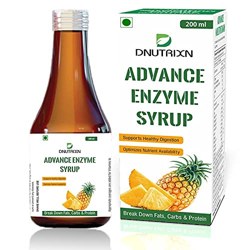 Buy DNUTRIXN Advance Enzyme Syrup 200ml For Healthy Digestion, Helps