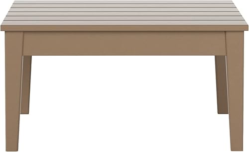 Miniatura 4 de WestinTrends Ashore - Mesa de centro para exteriores, 32 pulgadas de madera de polietileno Adirondack para todo tipo de clima, mesa de centro