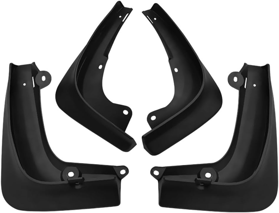 4 Pcs Car Mud Flaps for Tesla Model S 2014 2015 2016 2017 2018 2019 2020 Splash Guards Mudguard Mudflaps Front & Rear Fender Flares Exterior Waterproof Protects Accessories