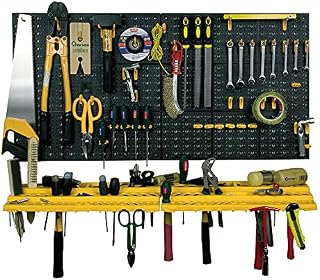 Garage Wall Tool Rack Storage Kit Tools Organizer Home Shelves Including 50 Hooks