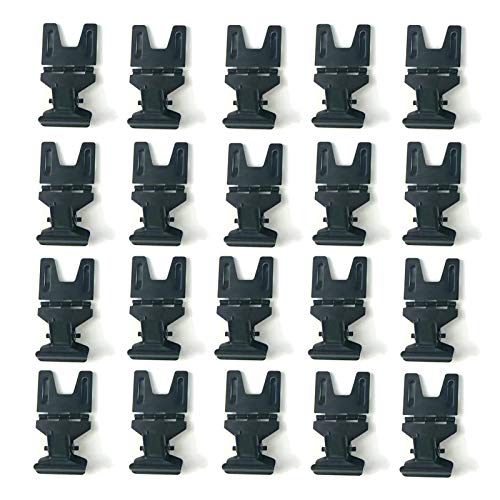 Lista de Unidades de exposición que puedes comprar esta semana. 47 Soporte de metal con clip para carteles de panadería, soporte para tarjetas de precio, publicidad (negro, 20 unidades)