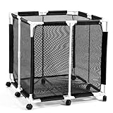 GOTUU Pool Storage Bin, Outdoor Storage Organizer for Pool Float Toys, Noodles