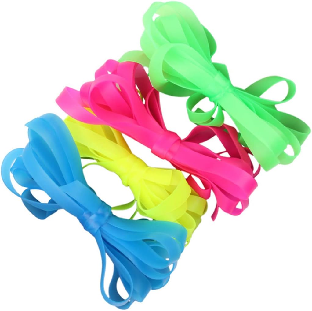 1Set Colorful Elastic Jump Rope for Wide Exercise Ropes for and Outdoor Activities for Play and Sports Training