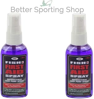 Better Sporting 2 x Fishing Antiseptic Fish Aid Spray Antibacterial First Aid Spray Carp Coarse 50ml